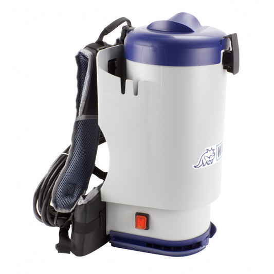 Professional Backpack Vacuum - 1.5 gal (6 L) Tank Capacity Grey