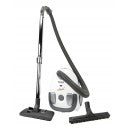 Canister Vacuum Prima - HEPA Bag - Carpet and Floor Brush - Telescopic Handle - Set of Brushes