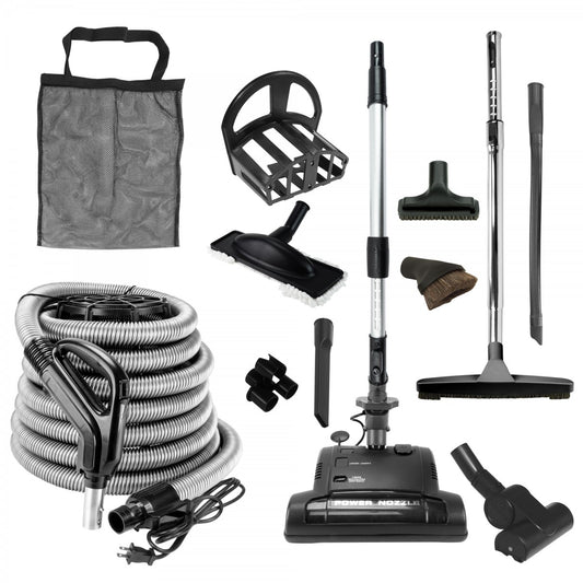 Complete 35' Hose and Tools Kit with Elect. & Turbo Brush